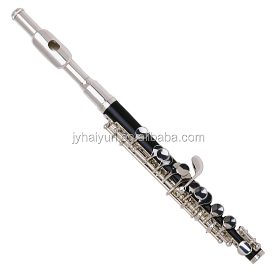 Piccolo Flute Nickel Plated ABS Closed Plastic Body With 16 Holes Wooden Body Weights
