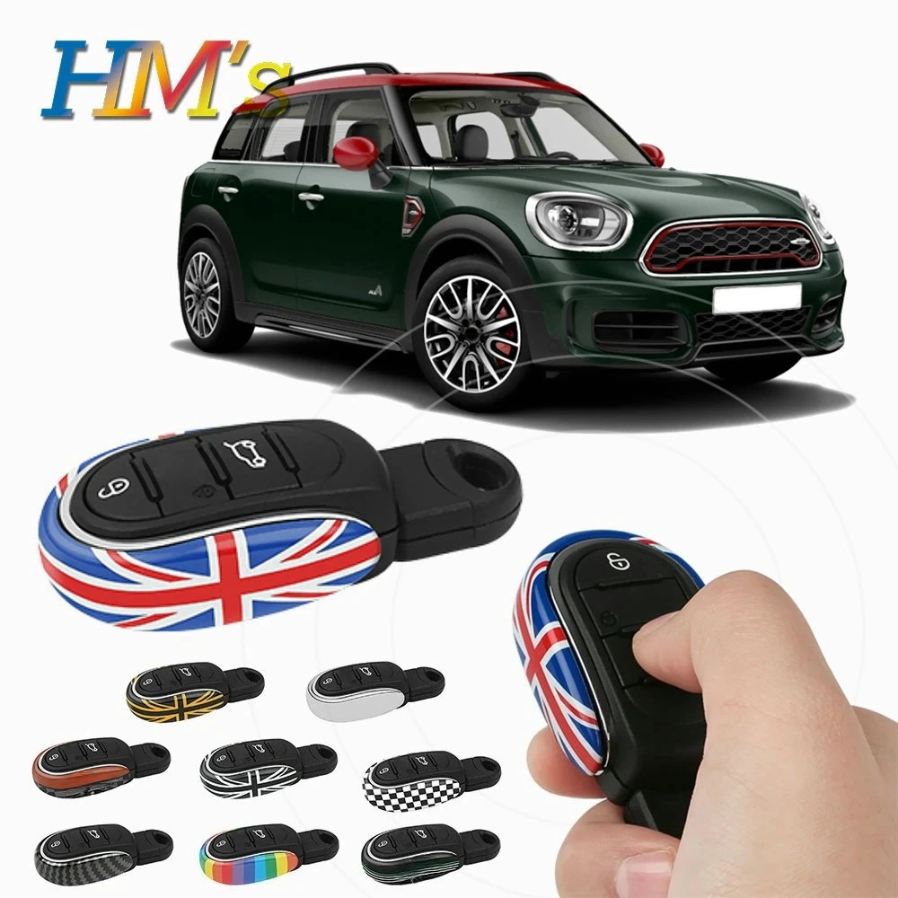 Auto Styling Legierung Schlüssel Fall Abdeckung Kette Union Jack Für Mini Cooper JCW F54 F55 F56 F57 F60 Clubman Countryman Auto Zubehör – Detail 1