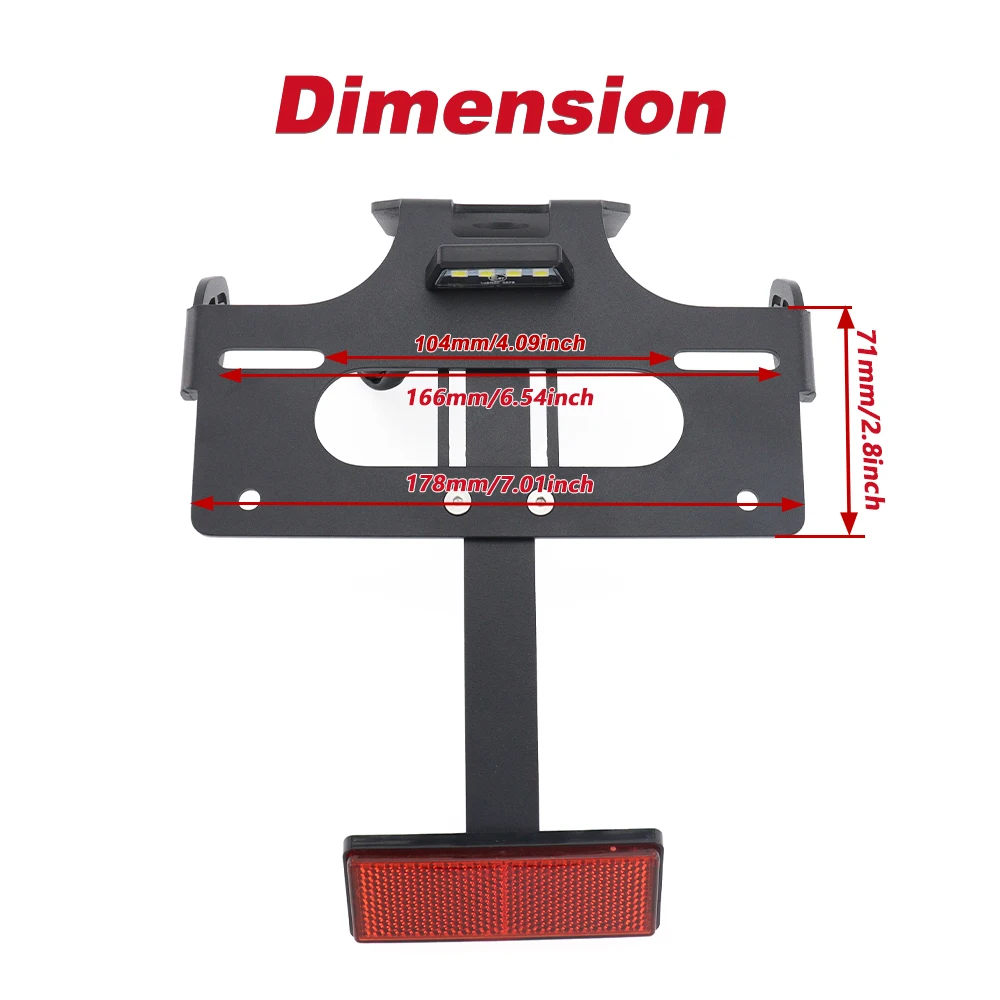 Portatarga adatto per Yamaha YZF R15 R150 2017-2023 Accessori moto Tail posteriore Tidy Fender Eliminator