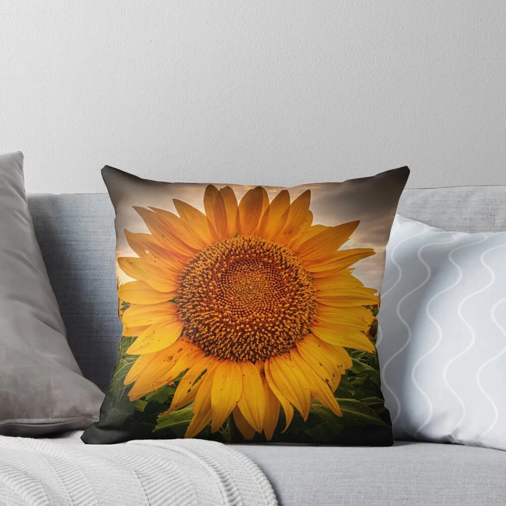 

Sunflower Portrait Throw Pillow pillow cover luxury Rectangular Cushion Cover Luxury Pillow Case Cushions For Children