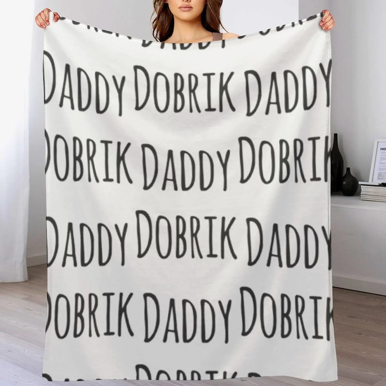 Daddy Dobrik (David Dobrik) Throw Blanket halloween Blankets For Bed Weighted Blankets