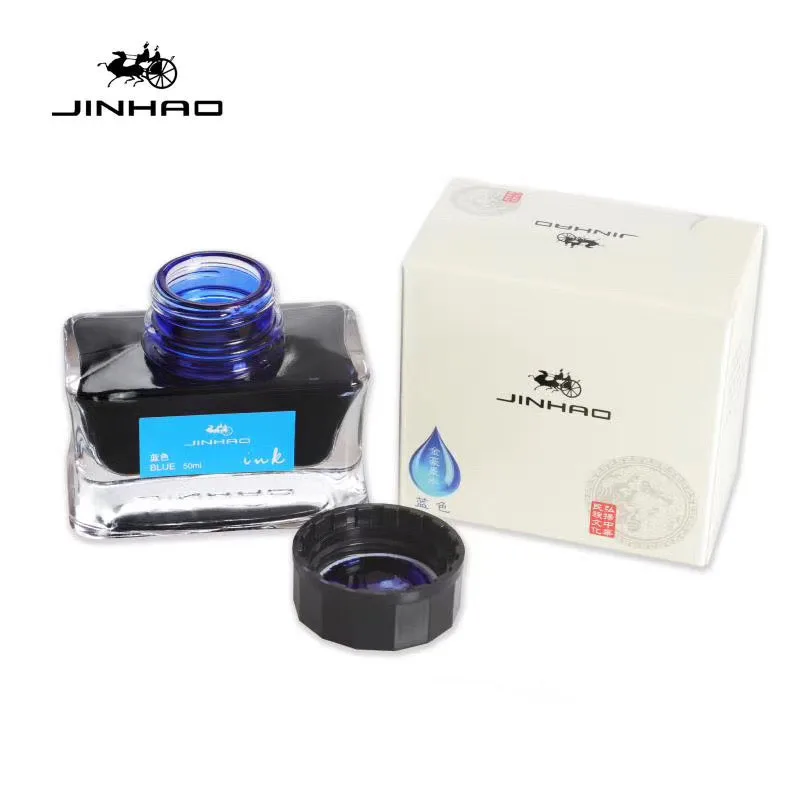 Jinhao Premium 50 ml Füllfederhaltertinte – glatte schwarze/blaue/blaue schwarze Kalligraphie-Tinte – ideal zum Schreiben und – Detail 3