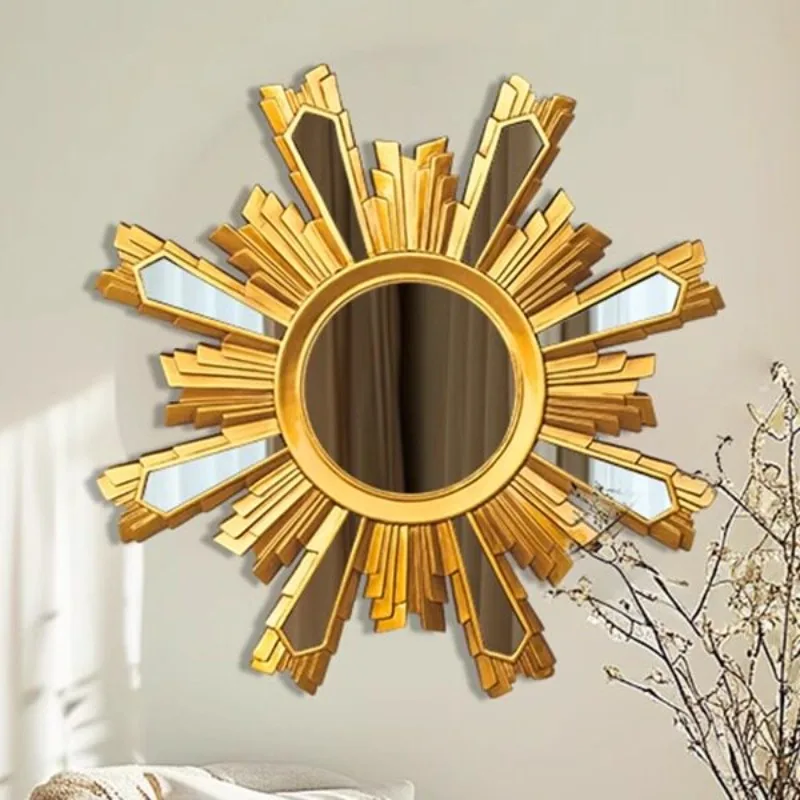 European Irregular Mirror Lounge Unique Xenomorph Creative Cheap Aesthetic Relaxing Mirror Save Space Spiegels Home Decoration