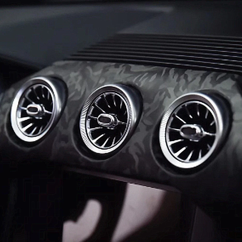 Air Vents Multi-color 256 Colors Ambient Light Air Condition Turbine Vents for Ford Mustang