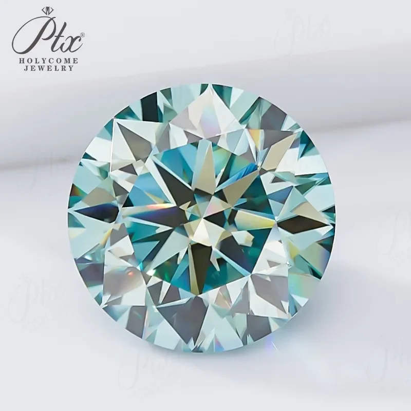 100 % echter Moissanit-Diamant, mehrfarbig, VVS1-Reinheit, 0,3–10 Karat, runde Form, GRA-Zertifikat, Schmuckmaterial, DIY-Zubehör. – Detail 19