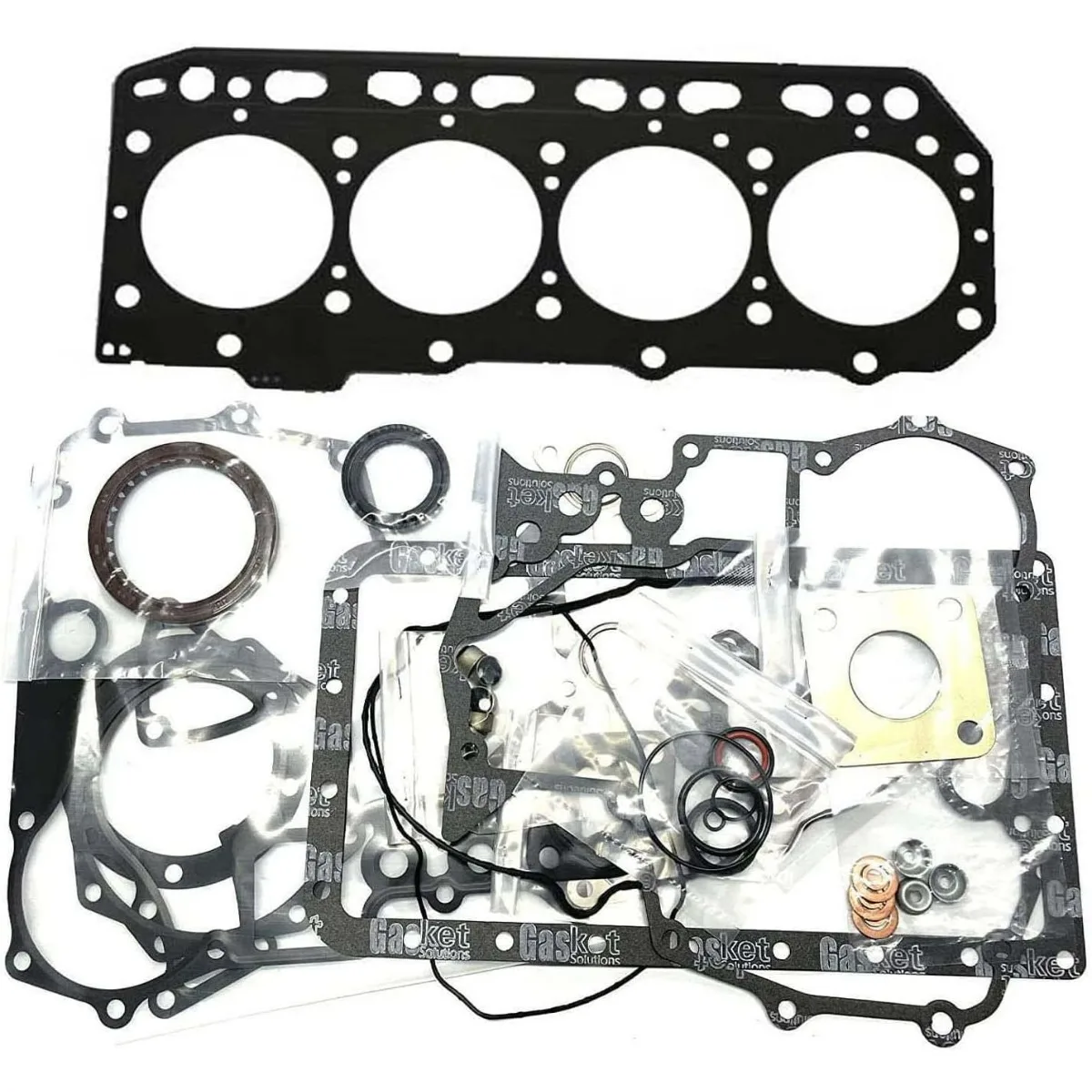 Overhaul Full Gasket Kit With Cylinder Head Gasket 729405-92630 129405-01330 For Yanmar 4TN84 Tractor 4TN84 Excavator Engine