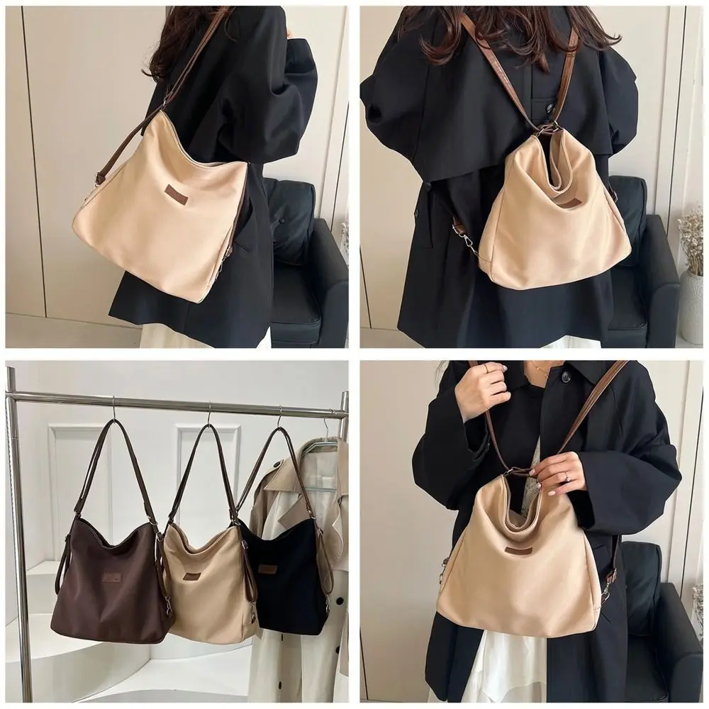 Fashion Versatile Canvas Tote Bag Top-Handle Design High Capacity Backpack College Style Durable Convertible Bag for Women