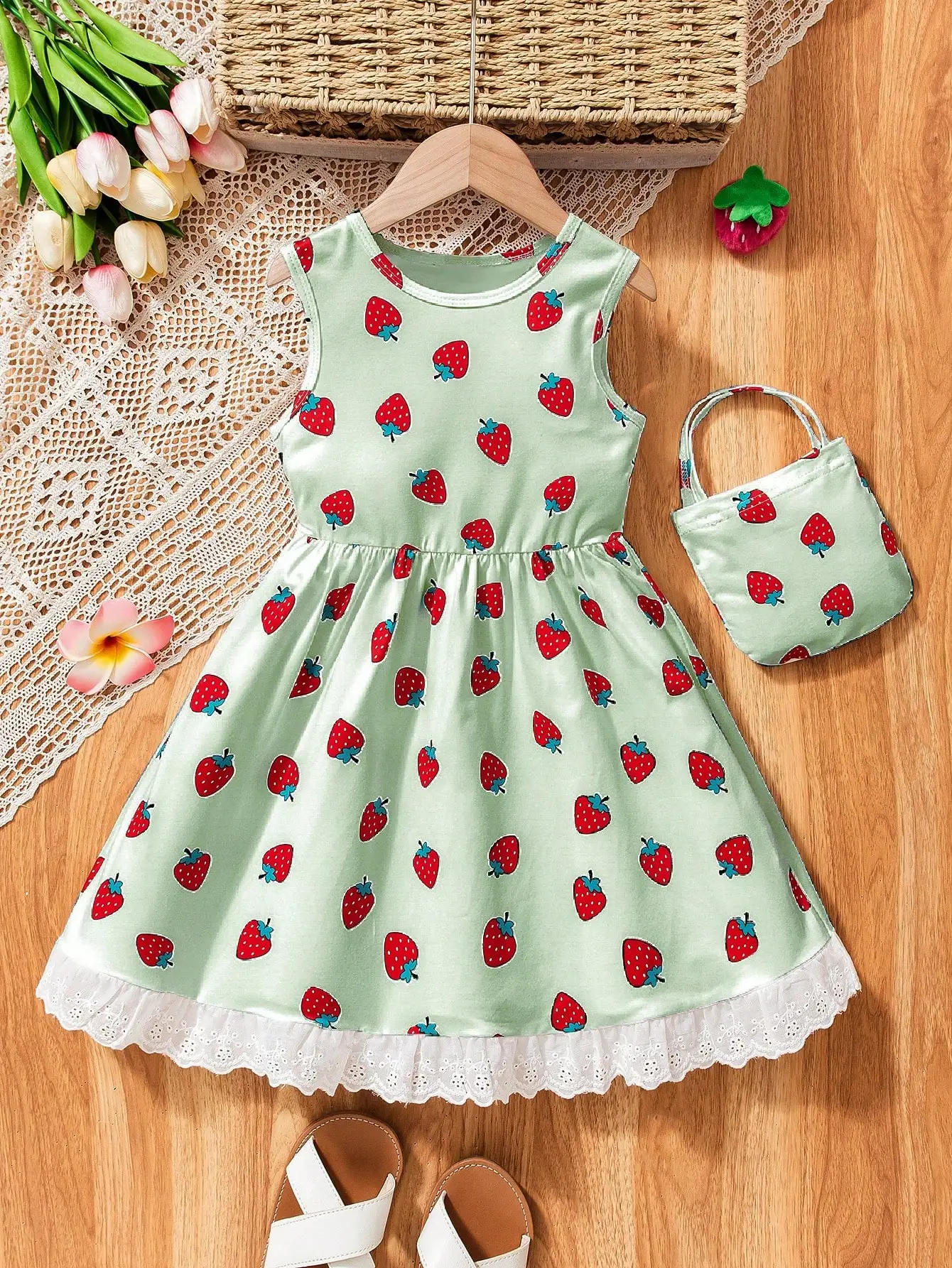 Girl's Strawberry P… - image