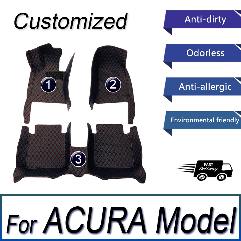 

Car Floor Mats For ACURA TSX RSX NSX ILX Legend Integra RLX Astra CL RSX MDX Car Accessories 2022 2023