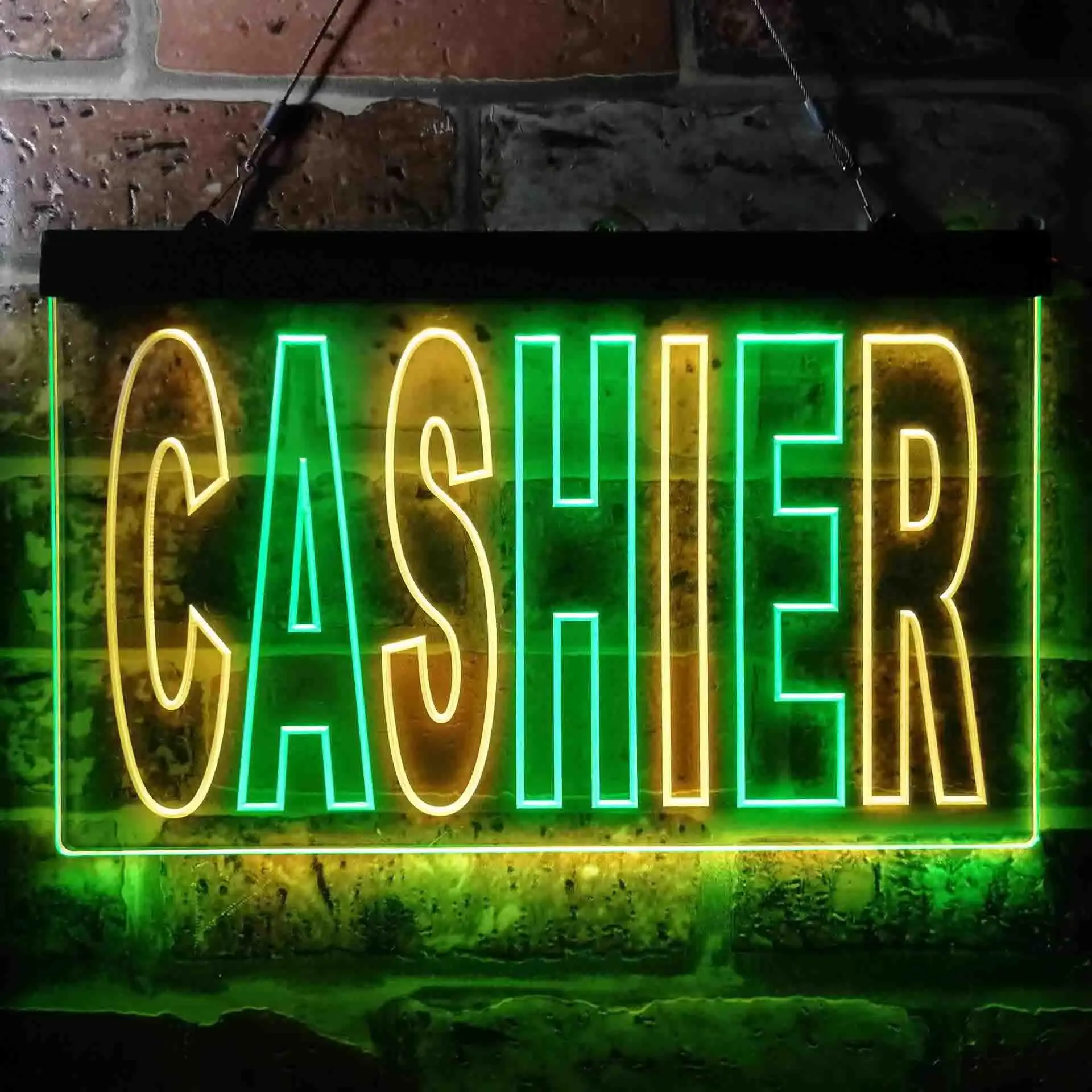 Cashier Dual Color Led Neon Sign st6-i0246