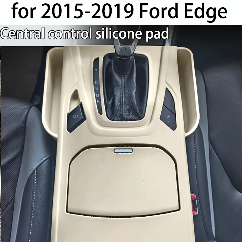 

for 2015-2019 Ford Edge Center console silicone mat storage box Interior protection cover Car storage accessories Ford Endura