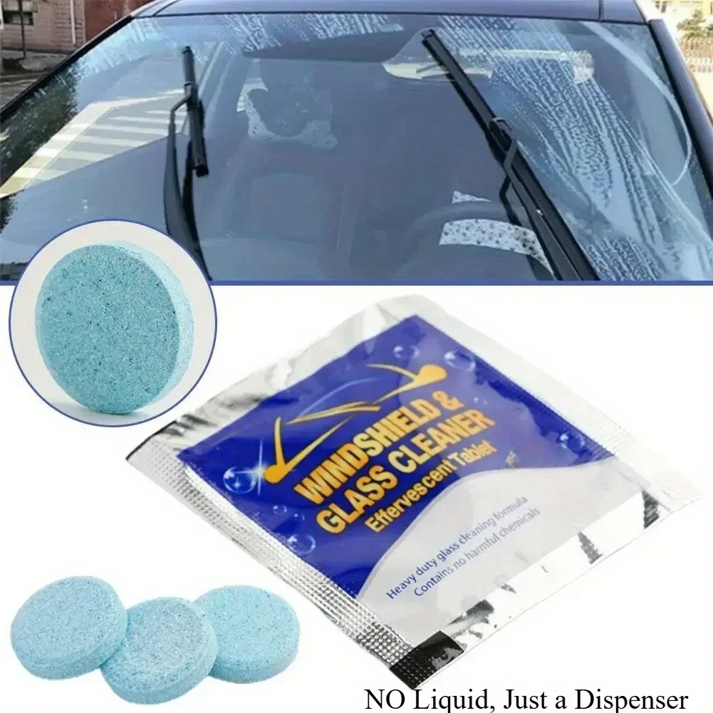2-100pcs Solid Glass Water Effervescent Tablets Windshield Wipers For Cars Winter Wiper Super Concentrated Liquid Cleaner