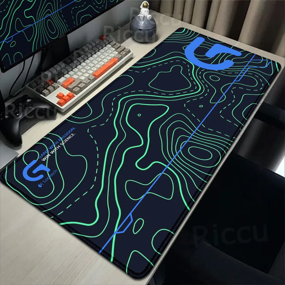 30x80cm Logitech Mousepad Large Size Gamer HD Deskmat Xxl Lock Edge Keyboard Decoration Mausepad Office E-sport Game Accessories