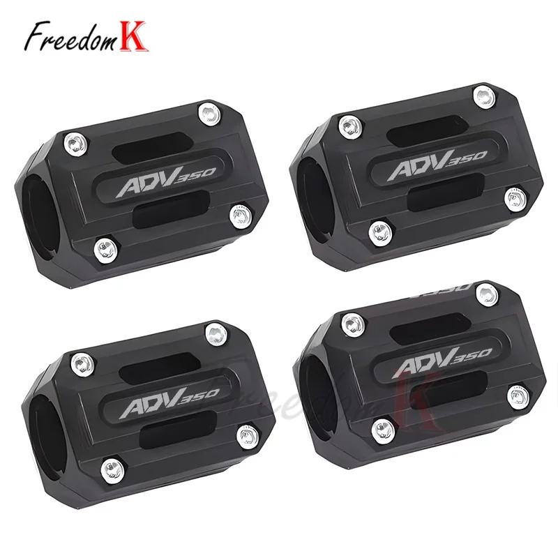 FOR ADV350 ADV 350 ADV 150 160 2021 - 2024 2025 Motorcycle 25mm Engine Crash bar Protection Bumper Decorative Guard Block