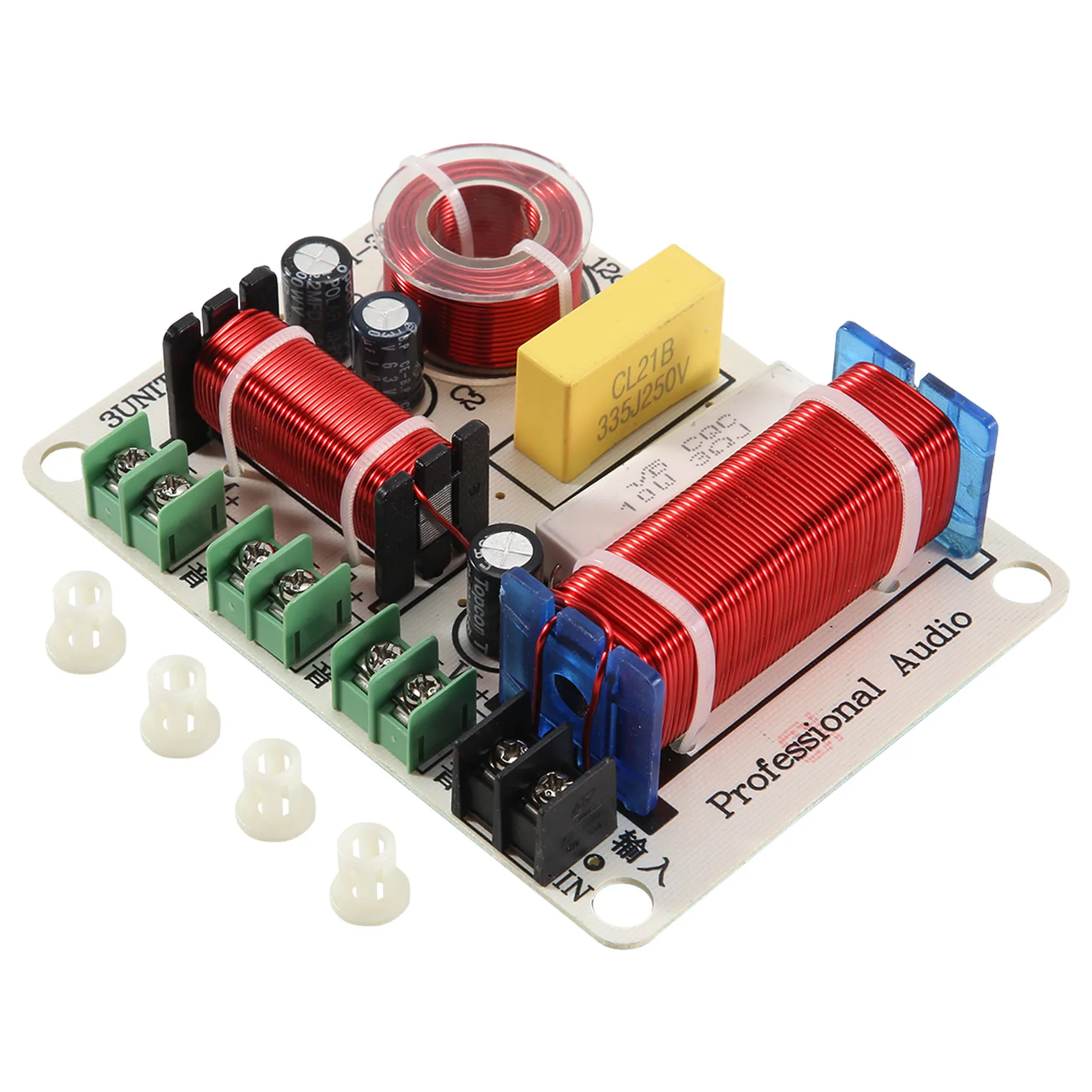 BIGSALE-3 Way Speaker Frequency Divider 300W HiFi Crossover Filter Frequency Distributor for DIY Home Speaker Modification