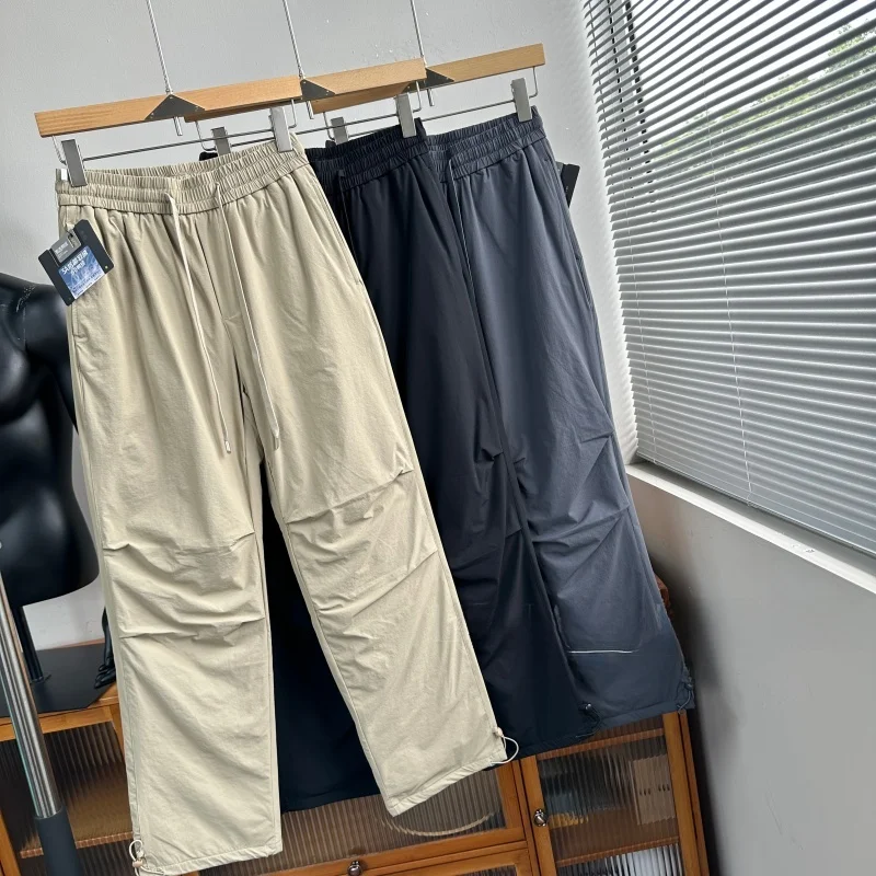 

Зимние водонепроницаемые пуховые брюки прямого кроя для активного отдыха, молодежные повседневные длинные брюки, теплые американские штаны