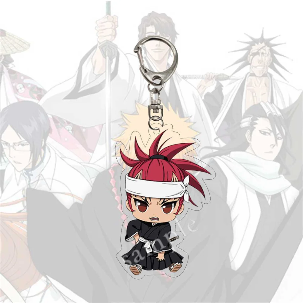6CM Anime Bleach Acrylic Keychain Stand Model Ornament Accessories Goods Christmas Gifts