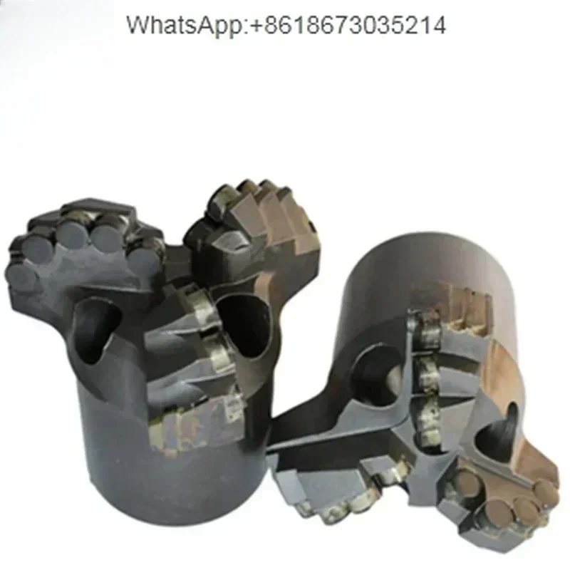 

75Mm-173mm PDC concave composite piece high and low tooth non-coring drill bit, water well rock pebble soil coal