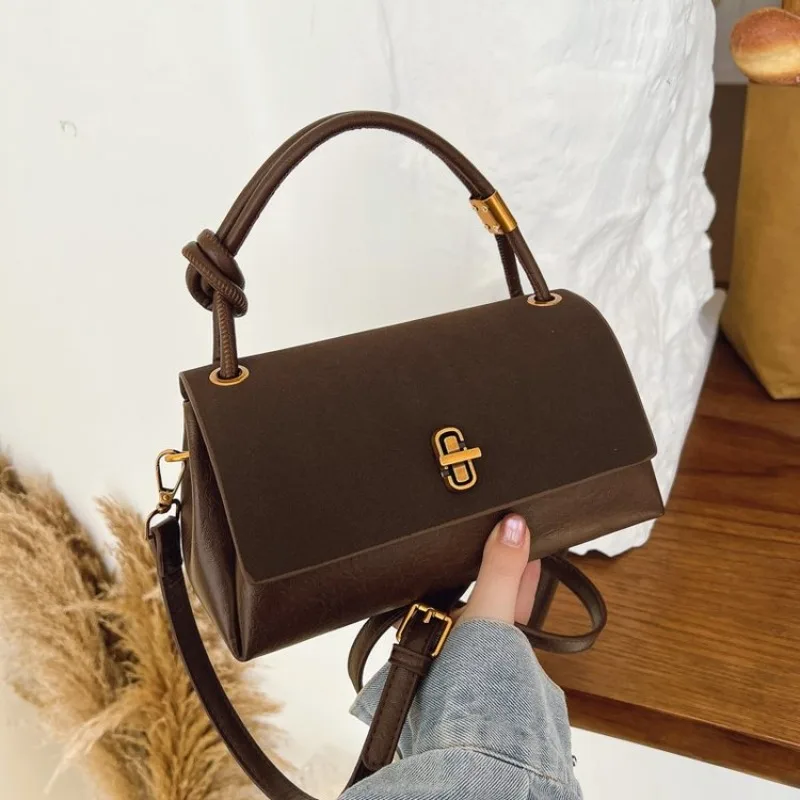 Diaper Bag Elegant Classic Designer Paris Fashion Leather Crossbody Handbag Women Large Capacity Solid Color Best