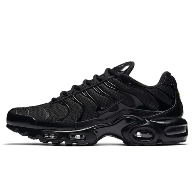 Nike Air Max Plus TN Red Black Comfortable Air Cushion Outdoor Running Shoes for Men and Women image 3