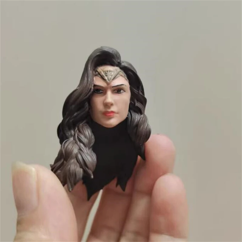 Painted 1/10 Scale Gal Gadot Head Sculpt Fit 7