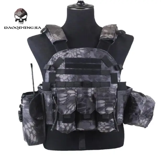 Tactical Vest SWAT Black Military Special Forces