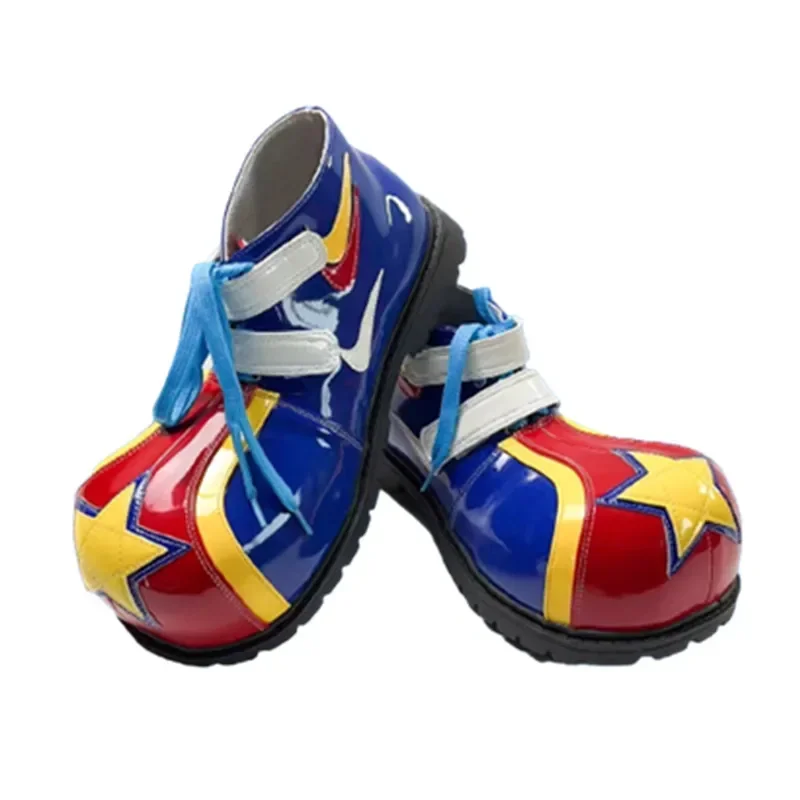 34cm PU Anime Clown Cosplay buty Big Toe Joker buty impreza z okazji Halloween element ubioru dla dorosłych dowolny rozmiar śmieszne