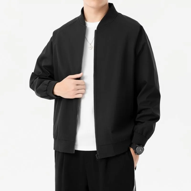 

Men's Long-sleeved Jacket, Tooling Casual Sports Baseball Jersey, Thickened Jacket Men's
