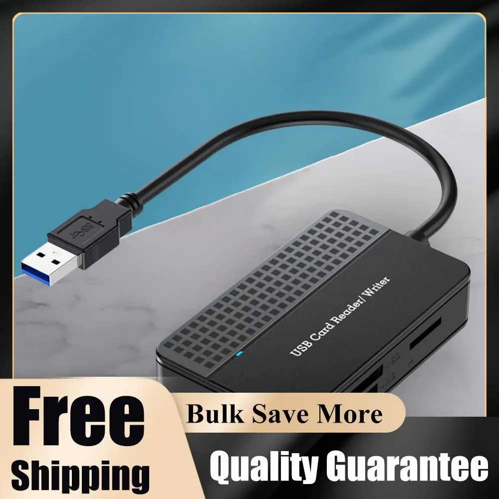 

USB 3.0 Type C USB Card Writer 5Gbps Memory Smart Card Reader 20cm Cable Flash Card Adapter SD TF CF MS