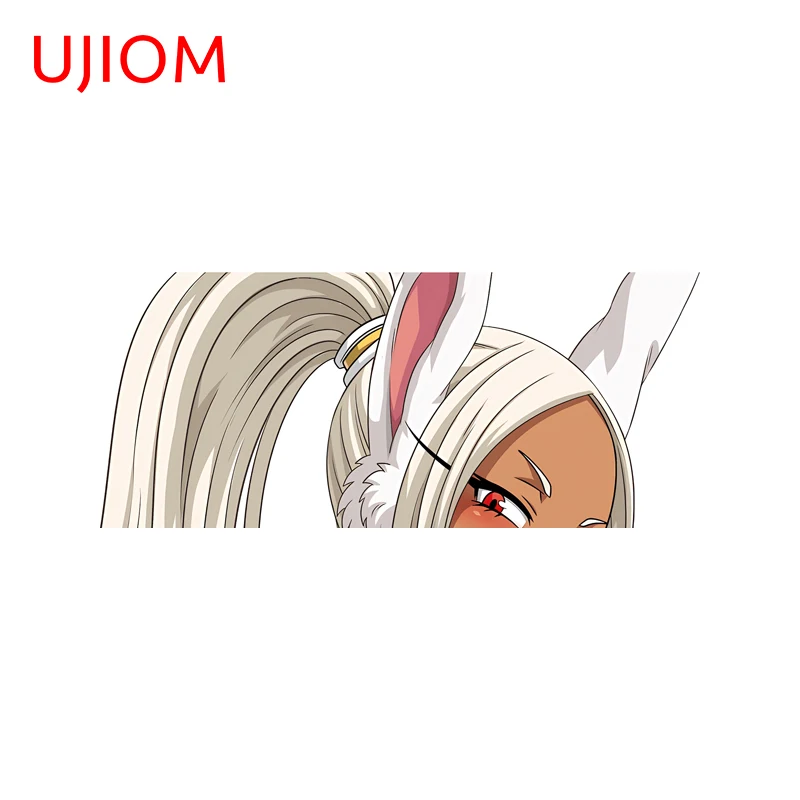 UJIOM Bunny Bouncy Castle Mirko Wall Sticker Hey-tai Trendy Attractive Waterproof Decal Suitable For Window Vestibulec Decor