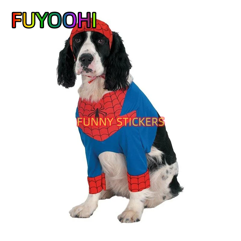 FUYOOHI Cruel Dog Car Sticker Clothing Decoration Decals Bathroom Accessories Home Animals Printing Moisture-proof