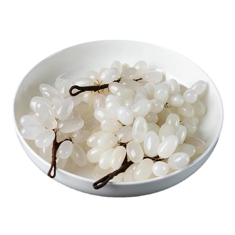 لوحة كريستال طبيعية منزل سطح المكتب الحلي الحرفية الأفغانية اليشم خزانة مشروبات زينة المعلقات #5