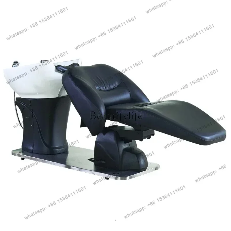 D30Barber shop automatic lifting rotating electric bed Japanese and Korean scalp care flush massage shampoo bed