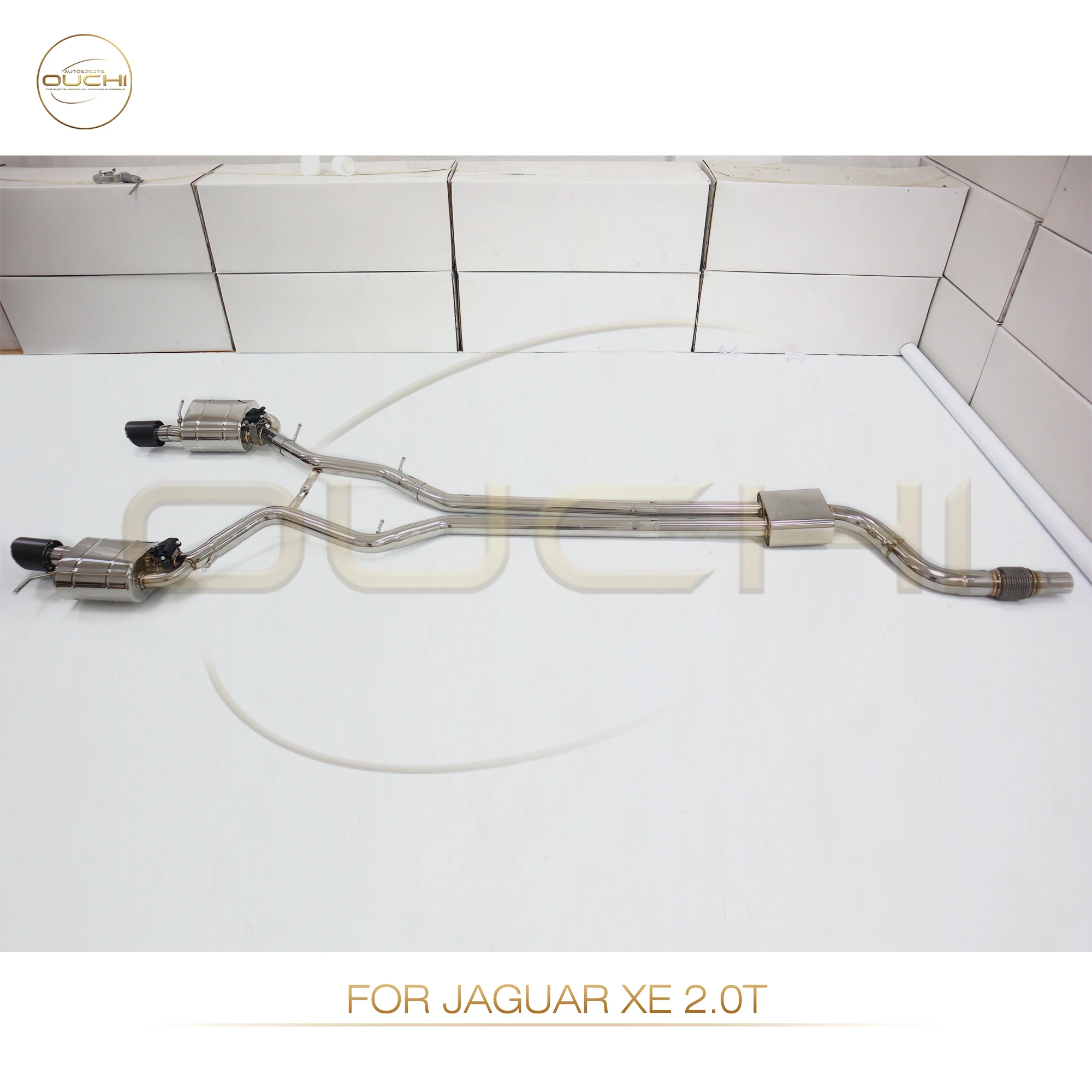 

Выхлопная система Cat-Back с клапаном для Jaguar XE XEL 2.0T Turbo 2015-2024, нержавеющая сталь 304, спортивный звук, высокая производительность, глушитель