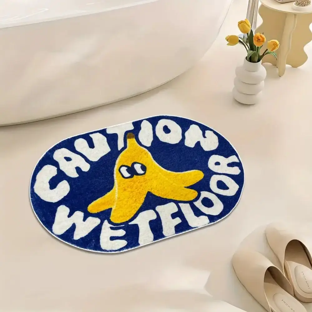 VIKAMA Cartoon Kreative Imitation Kaschmir Anti Slip Badezimmer Waschküche Schminktisch Kreative Warme Fußmatte Hause Dekoration
