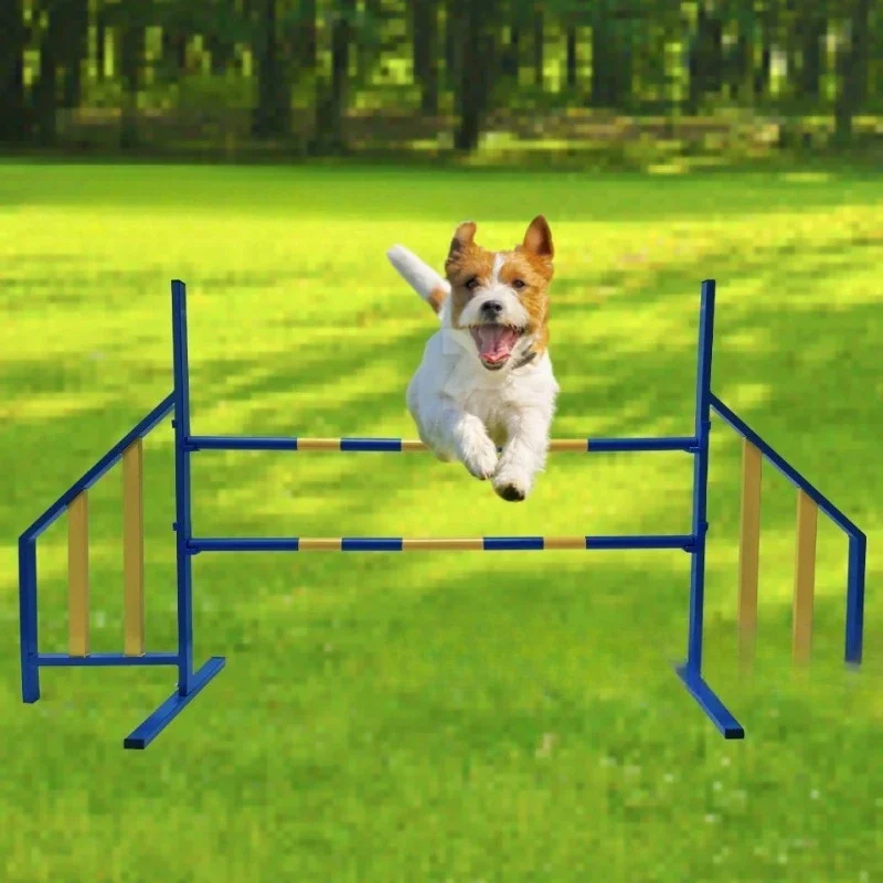 Pet dog up and down obstacles, pet exercise jumping fence