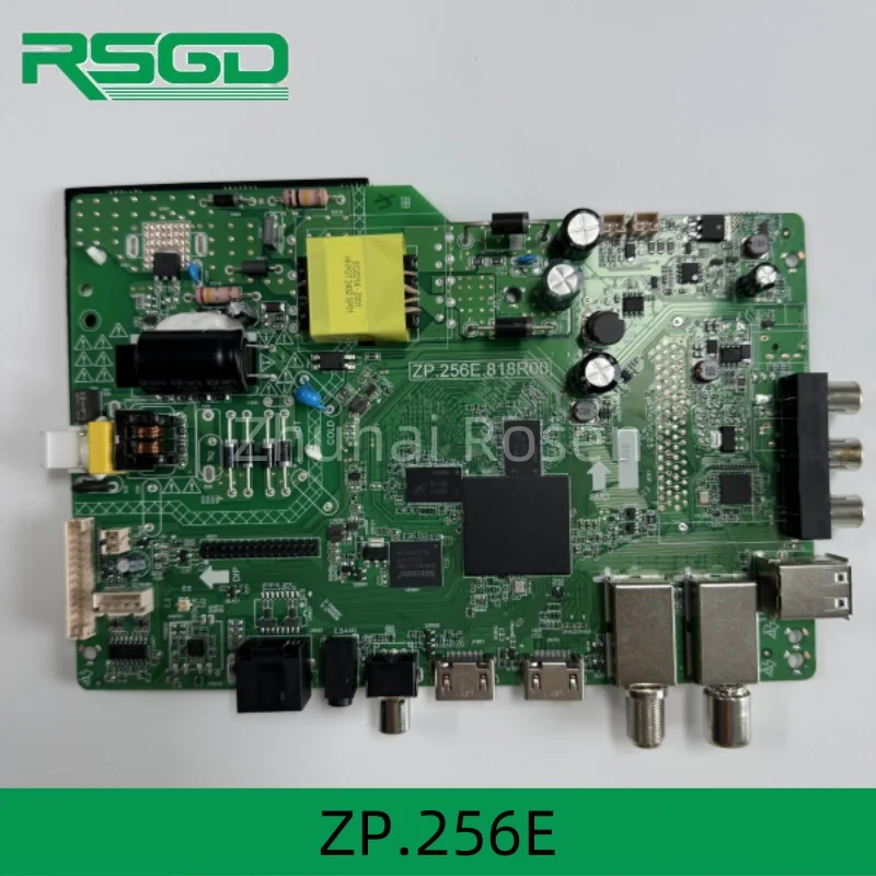 ZP.256E.818R00 Network TV Driver Board 1+8G Wholesale Digital Amperage DVB-T2 Smart Network LCD TV Motherboard Power Supply