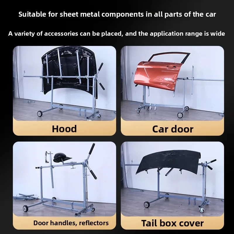 Multifunctional Rotary Spray Rack Car Cover Door Multipurpose Spray Rack Car Sheet Metal Spray Paint Placement Tool