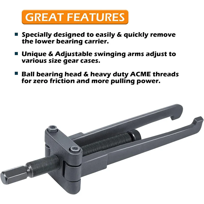 Lower Bearing Carrier Puller for Yamaha, Johnson, Honda, Mercruiser, Evinrude,for Most Gearcases 115hp and Above Outboard Drives