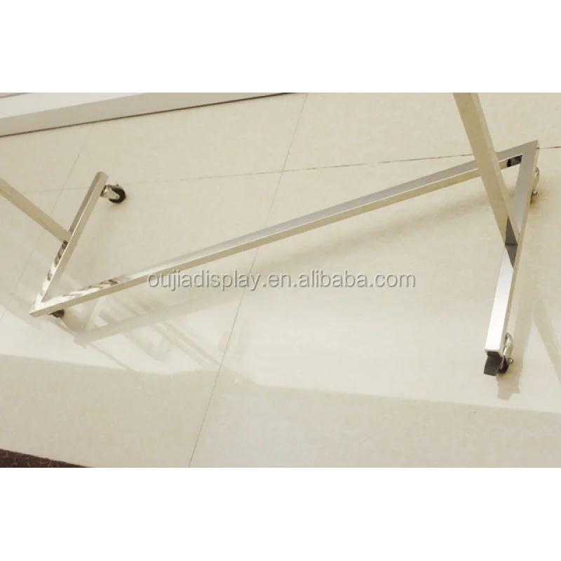 Vestuário personalizado rolamento roupas Rack, High End, simples