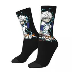 Autumn Winter Retro Men's Women's Anime Hunter X Hunter Socks Sweat Absorbing Sports Socks