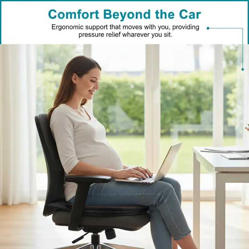 Innovative 360 Rotating Car Seat Cushion For Elderly Pregnant Women Designed For Universal Car Use