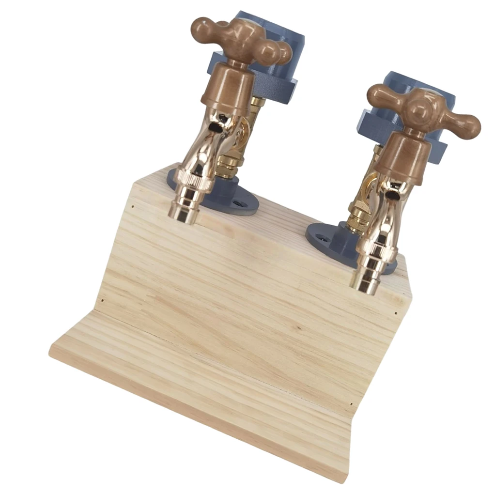 Alcohol Dispenser Tabletop Beer Dispensation Holders Home Bar Restaurant Wood Beverage Dispensers Drink Holding Container