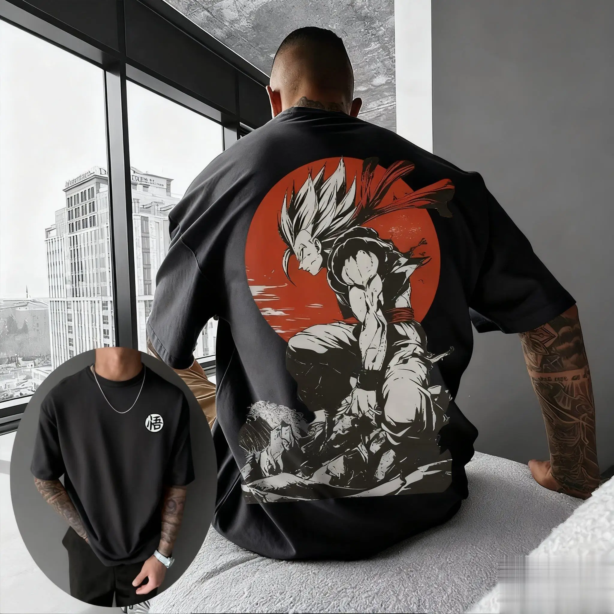 Unisex Dragon Ball Z Anime Übergroße Grafik T-shirt Männer Frauen Kurzarm T Sommer Mode Casual TopStreetwear Y2k Kleidung
