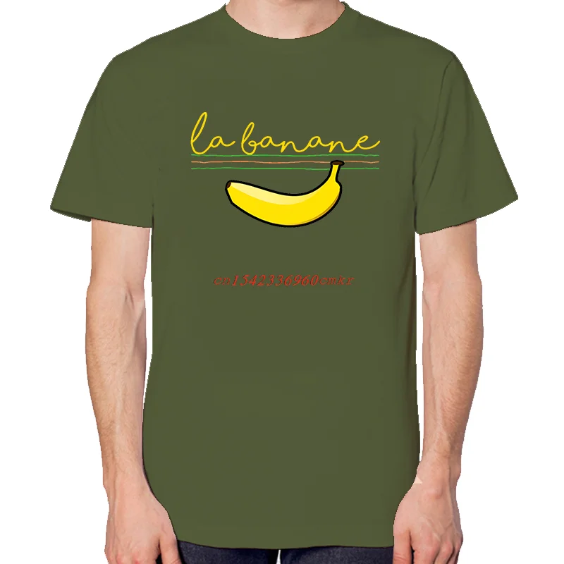Summer Cotton Cluster of Bananas T-Shirt Funny Delicious Fruit Shirt Short Sleeve Fashion Top for Men Women