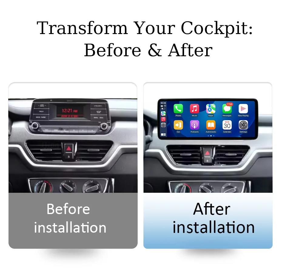 for Kia Sportage 2018-2019 Car Radio 12.3 inch QLED IPS Touch Screen GPS Navi Wireless CarPlay Android Auto DSP Android 16 WiFi