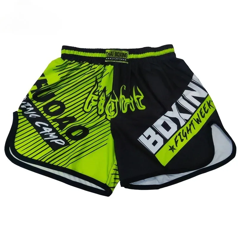 

Thai Boxing Shorts Printing MMA Muay Thai Men's Shorts Cheap Sanda Kickboxing Pants Kids Women Martial Arts Grappling Fight Wear