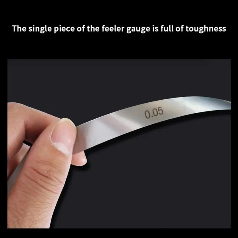 

Для регулировки клапана двигателя 0,02-1,00 мм 14/17 лопастей, щуп, метрический измерительный инструмент для заливки манометра