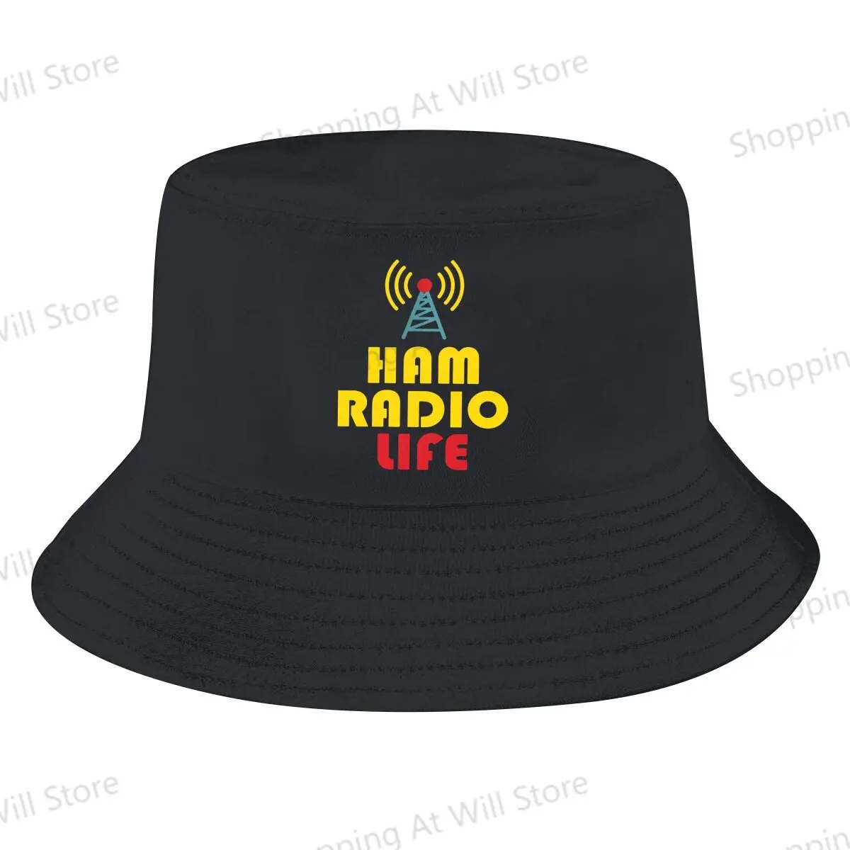 Ham Radio Life Amateur Dad Emergency Communications Operators Unisex bob Bucket Hats Men And Women Outdoor sports cap