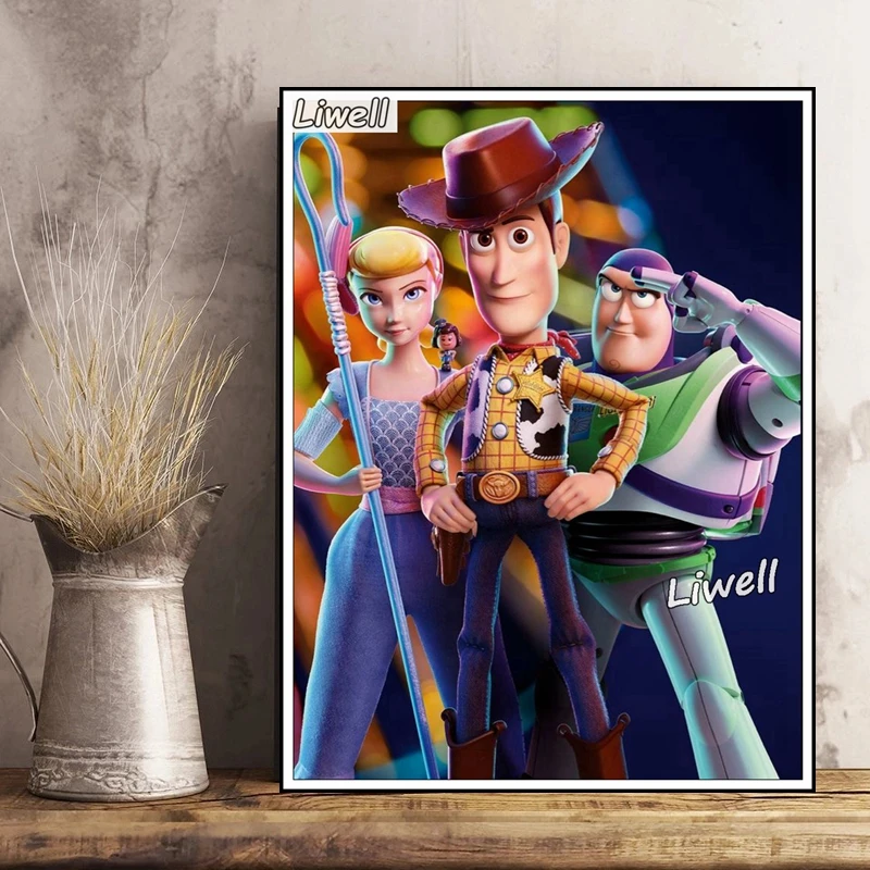 Toy Story 4 Disney Cartoon Movie Diamond Painting Kits Buzz Lightyear Woody Photo Art Borduren Kruissteek Handwerk Decor